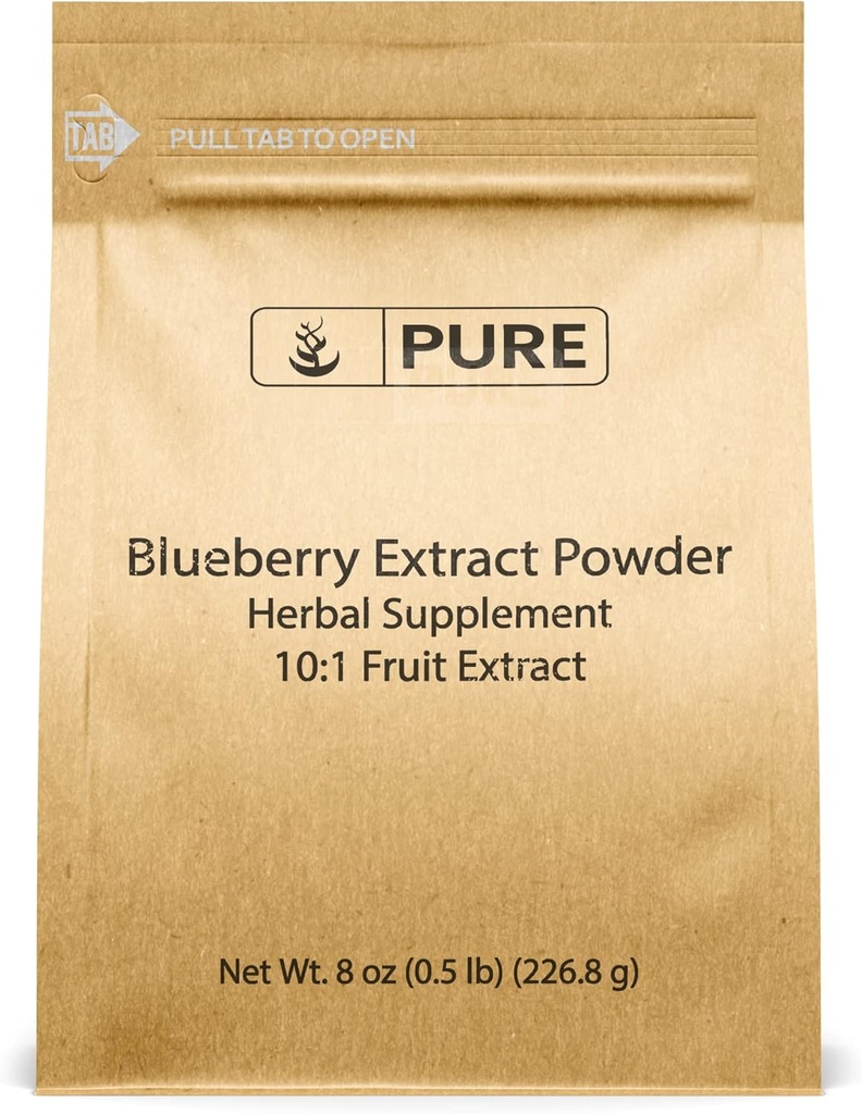 Rena originalingredienser Blueberry Extract (8oz) Non-GMO, Gluten-fria, icke-fillers eller tillsatser