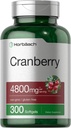 Horbäach Cranberry Pills 4800 mg ... 300 Softgels...