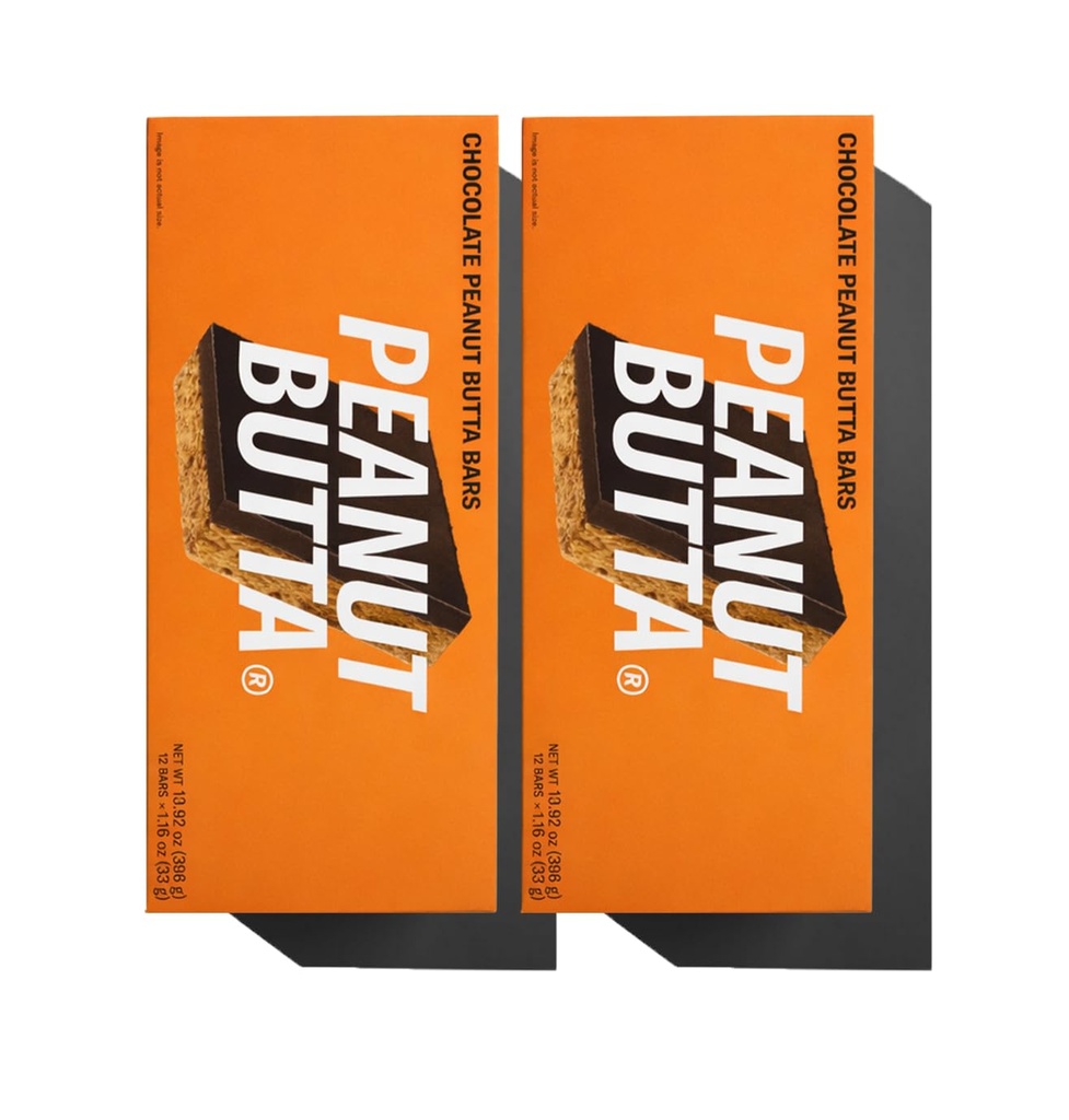 Mid-Day Squares Peanut Butta Protein Chocolate Bars, 1.16 Oz kukin, 2 pakkausta (24 Squares) ... Valmistettu aidolla suklaalla, 6g Kasviproteiinilla, 4g kuitua, Gluteeniton, Kasvipohjainen