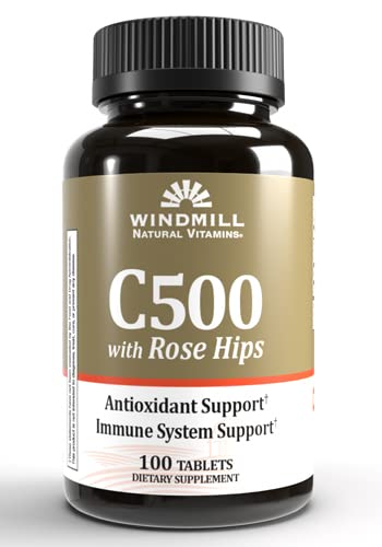 Tuulimylly C-500 Rose HIPS Tabs 100's Windmill (Pack of 1)
