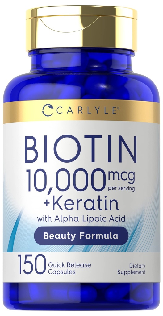 Carlyle Biotin 10000mcg ... 150 kapselia...