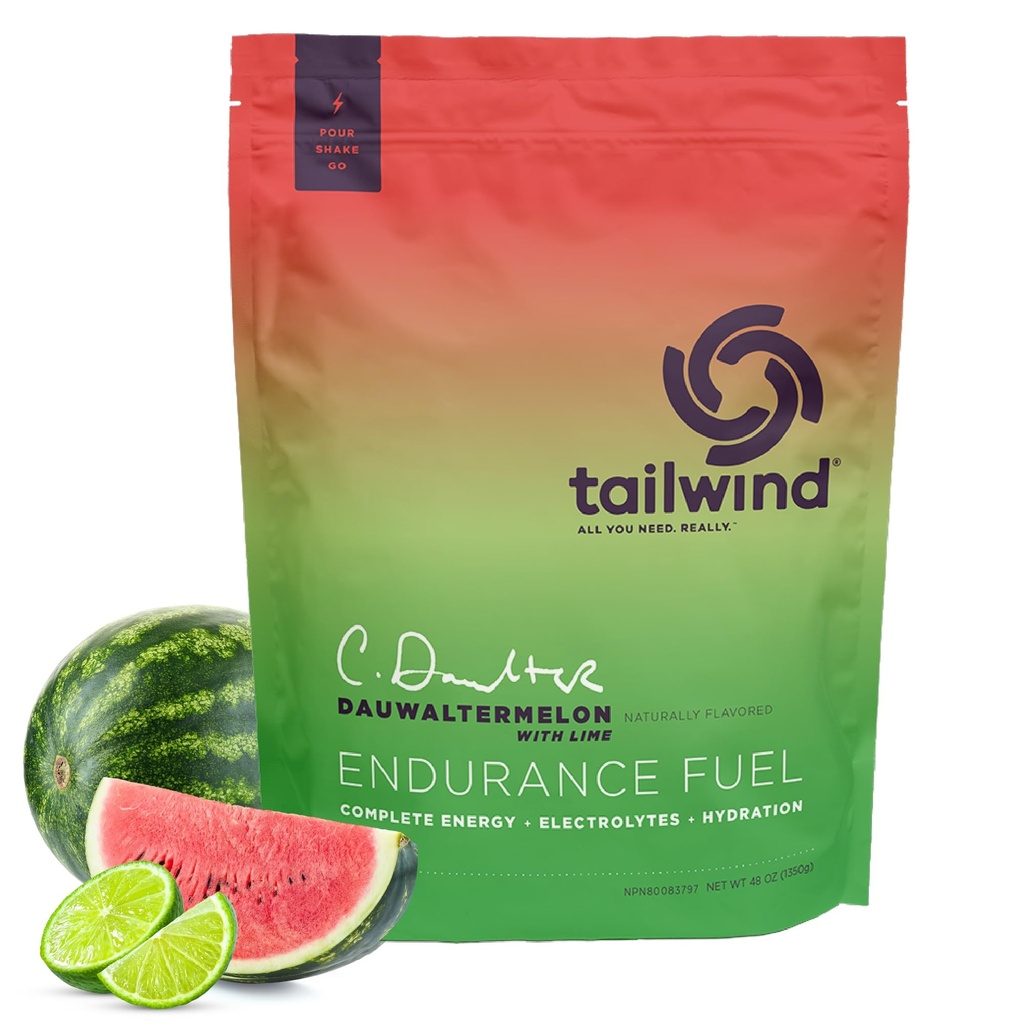 Perätuuli Ravitsemus Endurance Polttoaine, Hiilihydraatti ja Elektrolyytti Urheilu Drink Mix Powder, Gluteeniton, Vegan, Dauwaltermelon, 50 Tarjoilut