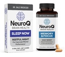 LifeSeasons NeuroQ Memory & Focus with SleepNow Strips - 24/7 Brain Health Support - Parantaa kognitiivista unitoimintoa - 30 päivän tarjonta