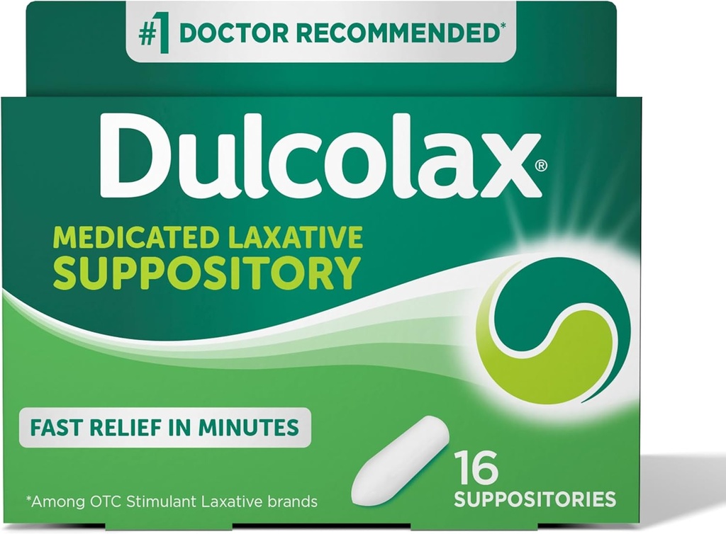 Dulcolax Stimulant Laksatiivit lääkkeet, Ennaktiivinen ja tehokas ummetus, Bisacodyyli 10 mg, 16