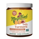 MegaFood Daily Turmeric Nutrient Booster Powder - Turmeric Supplement - med Black Pepper Extract, Tart Cherry & Vitamin C - Vegan - Made Without 9 Food Allergens - 2.08 Oz (30 portioner)