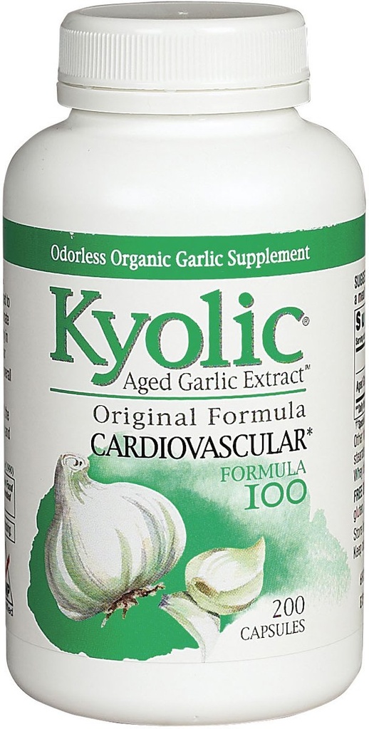 KYOLIC #100 GAR EXT, YEAST GRATIS, 200 CAP