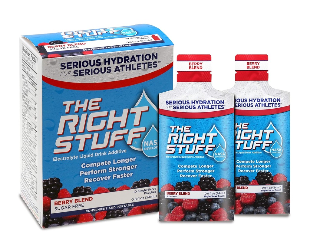 Oikea Stuff Electrolyte Drink konsentraatti - 10 pussilaatikko - Berry Blend