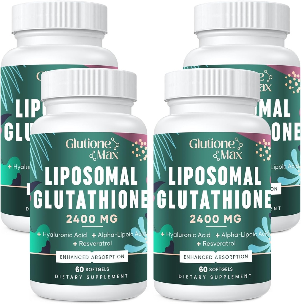 8- in-1 Liposomal Glutatione 2400 MG, suuri imeytyminen Antioksidantti Formula 