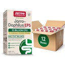 Jarrow Formulas Jarro-Dophilus EPS Probiotics 10 Billion CFU för Intestinal Tract Support, Probiotic Supplement för Gut Health för kvinnor och män, 120 Veggie Capsules, Upp till en 60-dagars Supply,Pack av 12