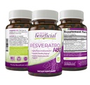 PURRELY edullinen RESVERATROL1450-90 Day Supply, 1450 mg per Serving Potent Antioxidants & Trans- Resveratrol, Edistää anti-aging, Kardiovaskulaarinen tuki, suurin hyöty (± 1 pullo)