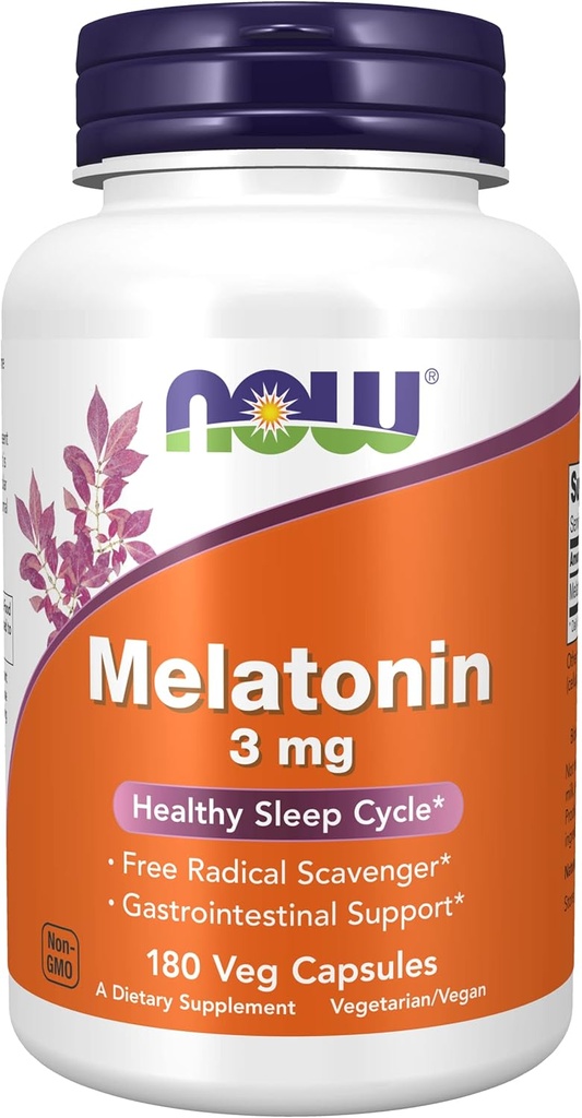 Melatoniini 3 mg 180 kapselia (pakkaus 2)