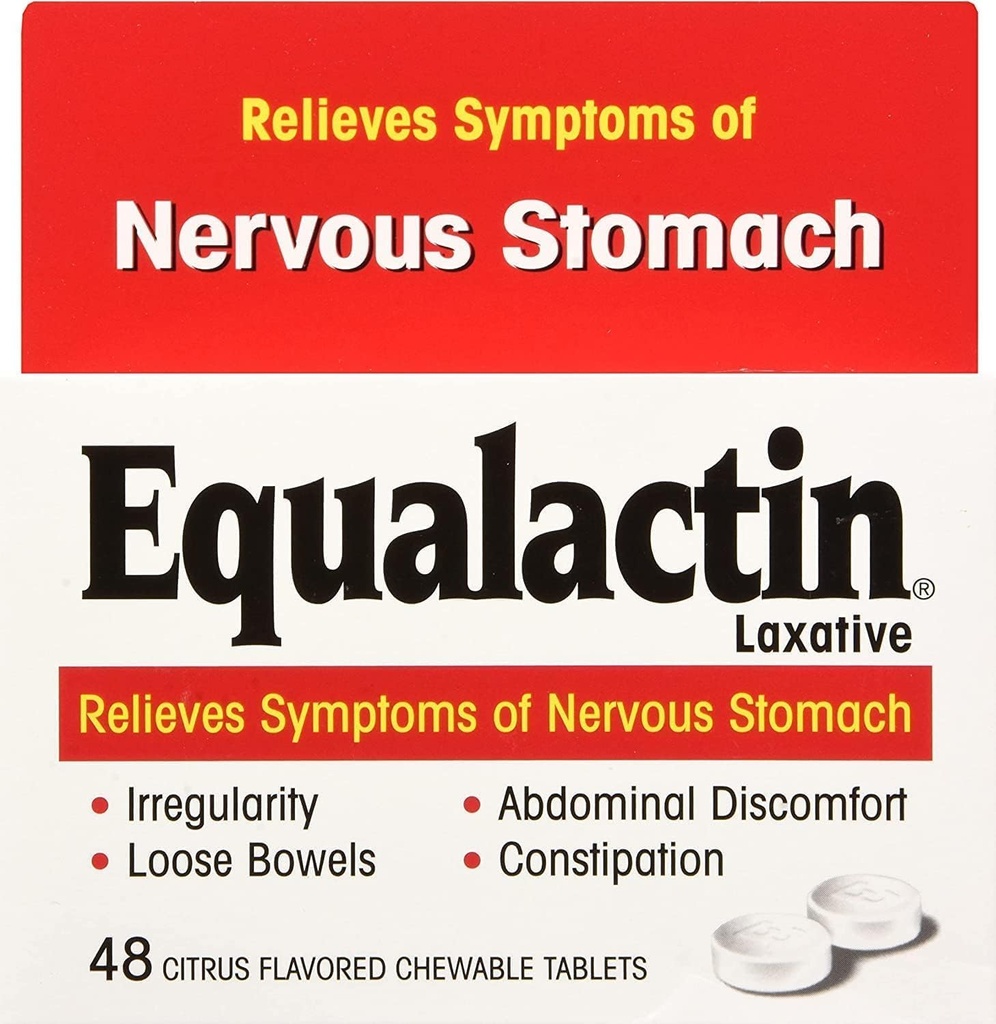 Equalactin Laxative Chewable 48 tabletter