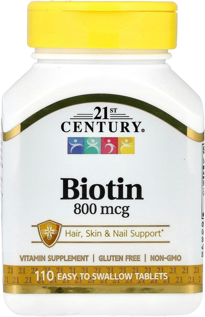 21. vuosisata Biotin 800 mikrog - 110 tablettia