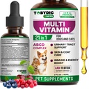 Cat & Dog Multivitamiini 21 in 1 Lemmikkilisät karpalo & Glukosamiini - Natural Medicine & Support for UTI, virtsarakko, munuaiset, ihon takki, nivelet hoito valmistettu Yhdysvalloissa
