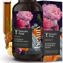 Fantastic Fungi Beauty Elixir med Tremella Mushroom Extract, Chaga Mushroom Extract, Horsetail & Acerola - Organiska droppar för hälsosamt hår, hud och naglar - Formulerad i USA - 30 portioner, 1 fl oz