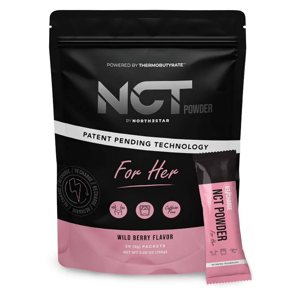 NCT Powder by Northestar - hänelle, Wild Berry Flavor (30 Packets)