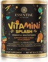 Essential Nutrition Vitamiini Splash - Lapset monivitamiini jauhe - Ravitsemustuki - 13 Aktiivisia vitamiineja & 6 Kelated Minerals, Prebioottikuitu - Orange Flavor - (10.4 oz) - Vegaani