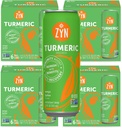 Zyn Turmeric Wellness Drink (24 pakkaus), Mango Lychee Makua kurkuma Juo mustan paprikan kanssa, ei lisäsokeria, matala carb & Low Calorie Drink, puhdas vaihtoehto