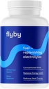 Flyby Electrolyte Replacement Tablets - Pills & Capsules for Rapid Rehydration, Recovery, Keto & Cramps - Salts, Magnesium, Potassium, Sodium - Paleo, Keto & Vegan Friendly - 100 kapslar