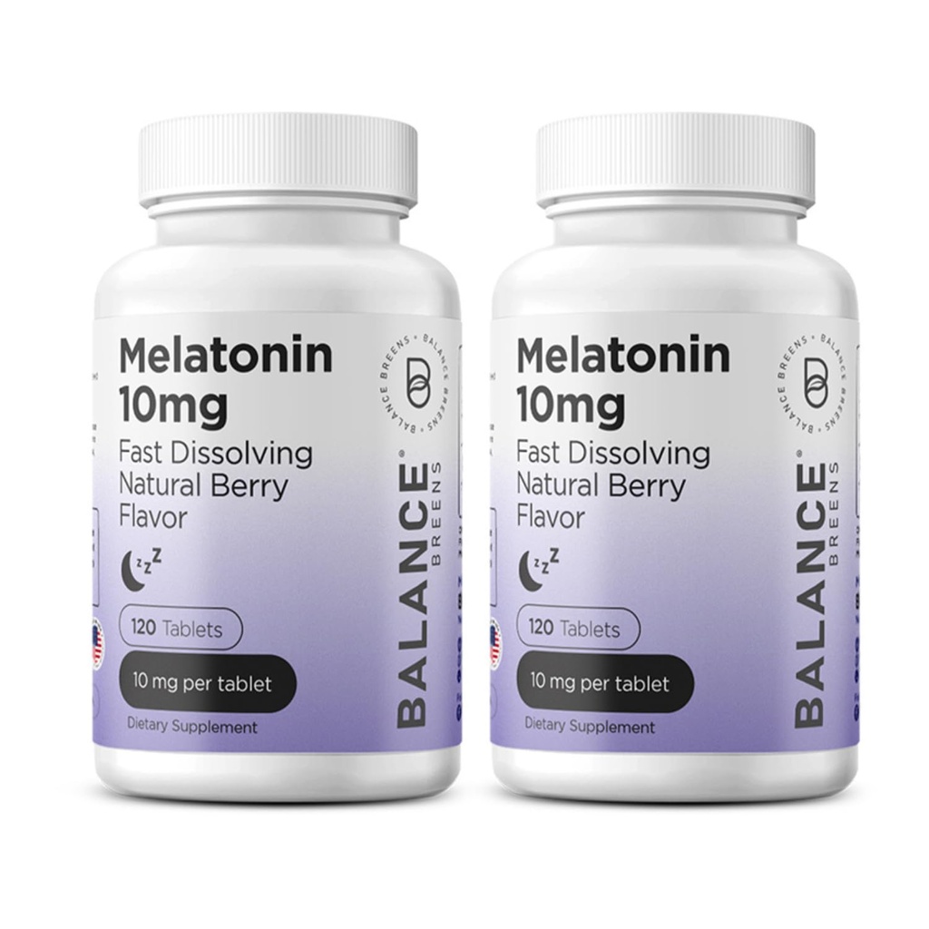 Balancebreens Melatoniini 10 mg Nopea ratkaisu, 120 tablettia ...