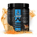 eFlow Nutrition Enrage Black High Stimulant Pre Workout Supplement - Preworkout Powder för att öka energi, pumpar och styrka - 4 smaker (30 portioner) (Sour Mango)