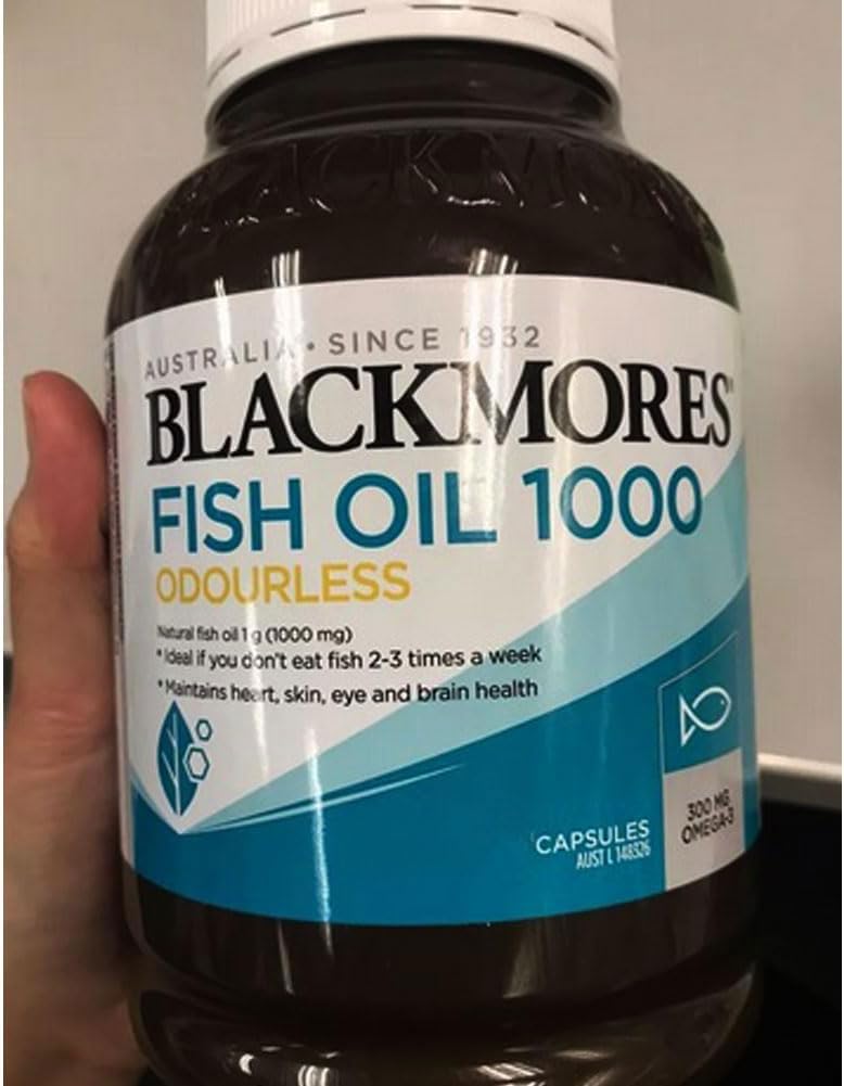 Blackmores Hajuton kalaöljy 1000 60 kapselia.