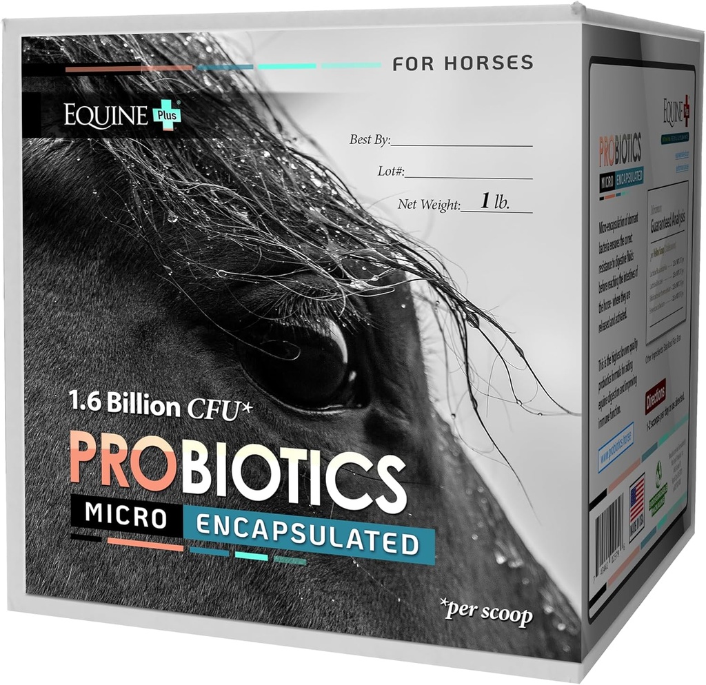 Mikrokapseloidut Probiootit hevosille - Premium Equine Dgestive Health Supplement