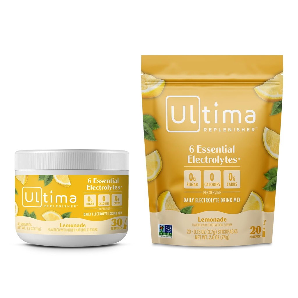 Ultima Replenisher Electrolyte Powder Drink Mix Bundle 
