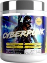 CYBERPUNK Gaming Powder Supplement | Energy & Focus Nootropic Drink | Adaptogen Formel + Vitaminer & Mineraler | Naturliga ingredienser | 40 portioner (Banana)