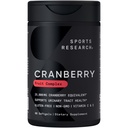 Sports Research Cranberry Fruit Complex Supplement - Softgels for Virtsan tract Health Support - Yhtä suuri kuin 25,000 mg karpalot, valmistettu Pacran & Vitamiinit C & E - ei-GMO & Gluteenittomat - 90