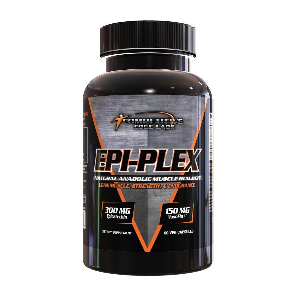 EPI-PLEX av konkurrenskraftiga Edge Labs (CEL): Premium Epicatechin Testosteron Booster for Muscle Growth & Lean Strength Gains 300 mg EPIPLEX