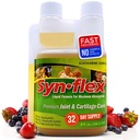 Synflex Liquid Glukosamiini Original Formula - Chondroitin, Vitamiinit, Mineraalit - Drink Supplement miesten ja naisten, Auttaa Support Joint & Cartilage Health - Berry Flavor, 32 päivän tarjonta