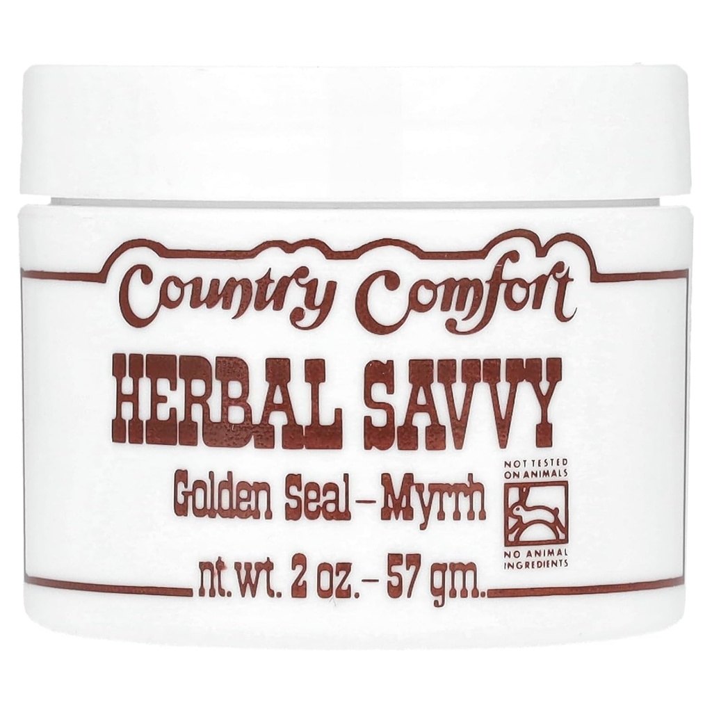 Country Comfort Herbal Savvy Goldenseal Myrrh Supplement, 2