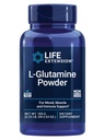 Livslängd L-Glutaminpulver, Aminosyra, stöder muskelhälsa och immunhälsa, glutenfri, icke-GMO, vegetarian, 100 gram