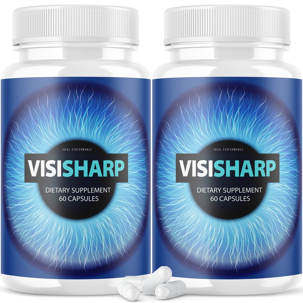 Visisharp Advanced Eye Health Formel för ögonpiller Visi Sharp Supplement (120 kapslar)