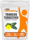 BulkSupplements.com Tribulus Terrestris Extract Powder - Tribulus Terrestris Supplements, Herbal Supplement - Gluten Free, 1,5g per Servering, 1kg (2,2 lbs) (Pack av 1)