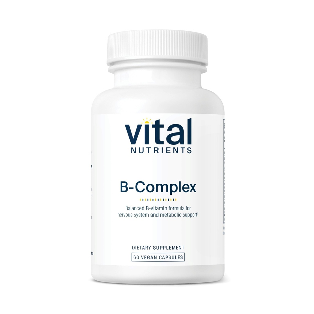 Elintoiminnot B-komplex Vegaani korkea-Potenssi Metyyli B-vitamiinit B-vitamiinit B-vitamiinit Tuki energiantuotanto, aineenvaihdunta, ja Heart Health* ... Gluteeni, meijeri, soijaton 60 kapselia