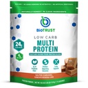 BioTrust Low Carb Protein Powder - Hälsosam Isolerad Whey Protein Powder och Casein Blend från Grass-Fed, Pasture-Raised Cattle, Plus Digestive Enzymes - Salted Caramel, 14 Servings