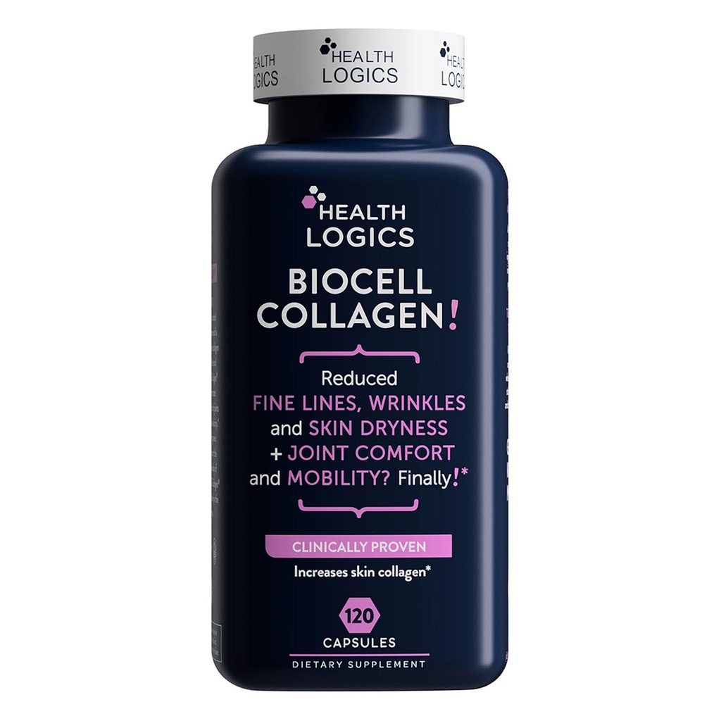 Health Logics BioCell Collagen Joint ja ihonhoito 120 kapselia