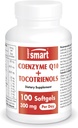 Supersmart - Coenzyme Q10 + Tokotrienoleja 300 mg päivässä (Patented & Biosable) - CoQ10 lisäravinteet tokotrienoleja - palmuöljyuute ...