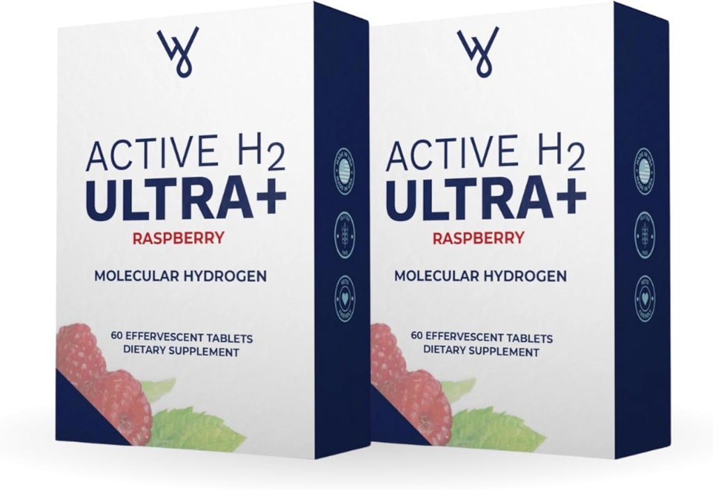 Aktiivinen H2 Ultra+ Vety Vesi tabletti, luonnollinen vadelma. Optimoi terveys, tuki immuniteetit ja tasapaino antioksidantit hyödyt molekyylivety 120 tarjoilut