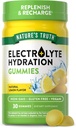 Nature's Truth Electrolyte Gummies for Hydration 30 Count Vegan, non-GMO & Gluteeniton Supplement
