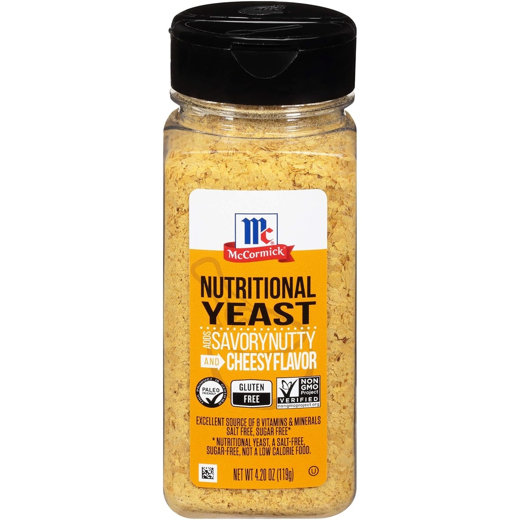 McCormick Nutritional Jeast (Sprinkle on everyday Reseptit Add Rich Umami Flavor), 4.2 oz