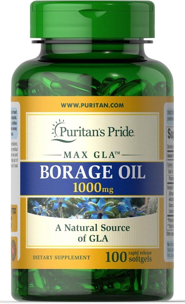 Puritaanit Pride Borage Oil, 1 Gram