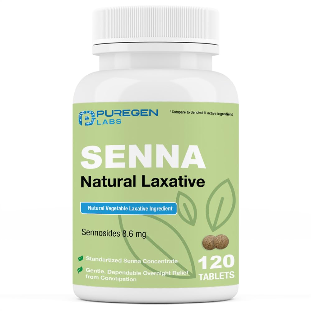 Puregen Labs Senna 8,6 mg tabletti (120 mg)