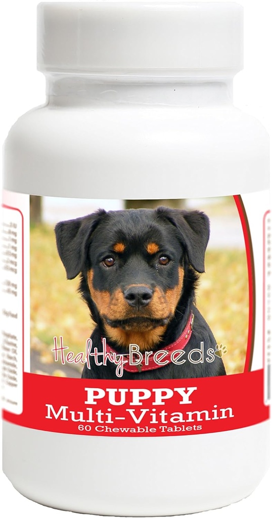 Terveet rodut Rottweiler koiranpentu monivitamiinitabletti 60