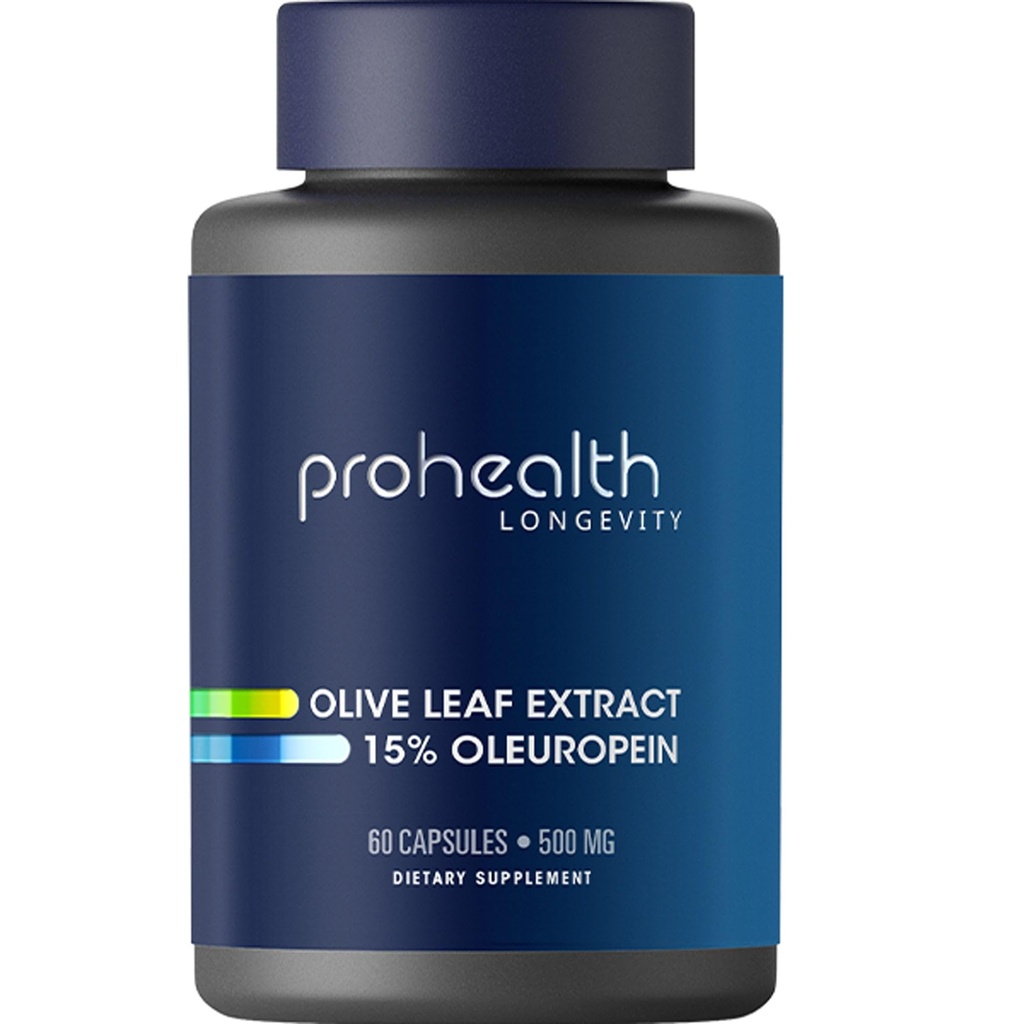 ProHealth Olive Leaf Extract (15% Oleuropein) (500 mg, 60 kasviskapselia)