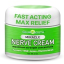 Miracle Nerve Cream - Maximum Strength - Turmeric ja Arnica Blend Neuropatia Epämukava helpotus - rauhoittava jalka & käsi Formula MSM, B6, E - valmistettu Yhdysvalloissa