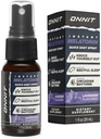 ONNIT Melatoniinin nesteunen tuki Spray, IGENTM non-GMO testattu, Laventeli maku, uni tuki aikuisille, 3 mg melatoniini per ruisku, 1 fl oz