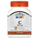 2000-luvulta C 500 Mg tablettia, 110
